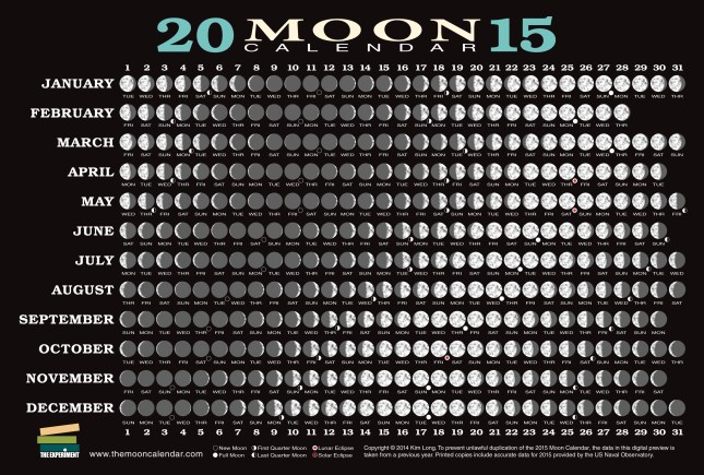 2015 lunar calendar