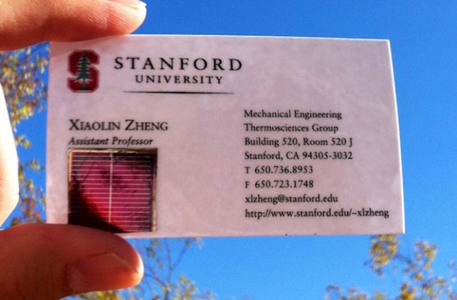  Reusable peel-and-stick solar cells can be made easily and affixed to just about anything solid.